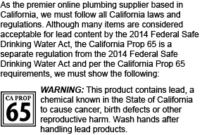 California prop65 legal warning