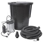 Little giant crawl space sump pump package