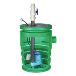 Pit Plus sewage basin assembly