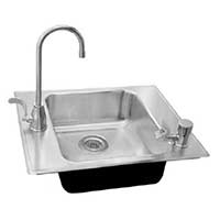 Stainless steel ADA compliant classroom sink