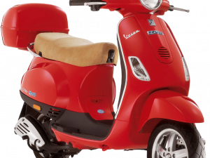 Red Scooter PNG Cutout