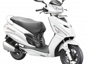 White Scooter PNG Photo