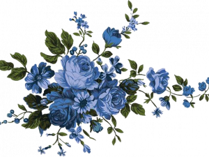 Blue Flower PNG Image