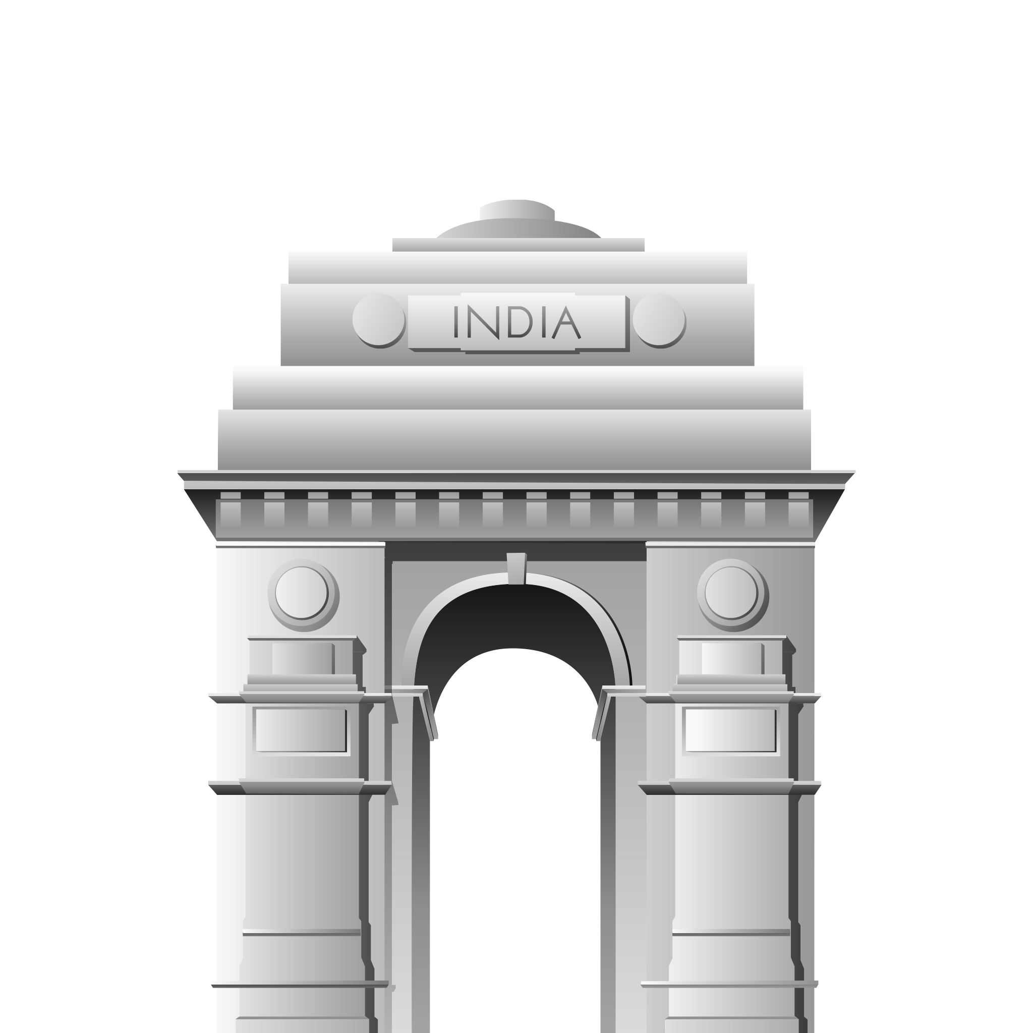 India Gate, national monument, architectural landmark, Delhi attraction, Gate PNG