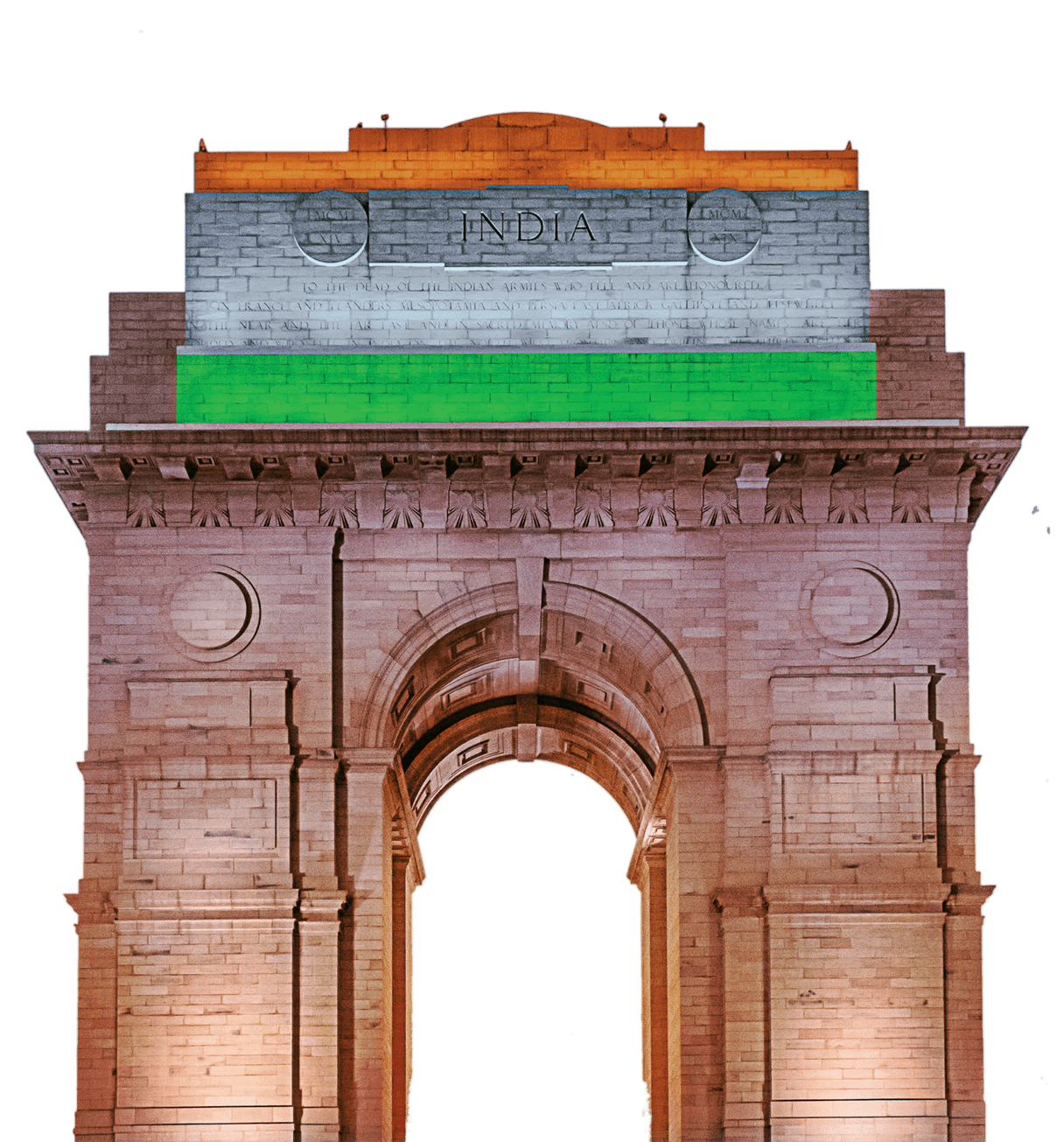 India Gate, national monument, architectural landmark, historical site, Gate PNG