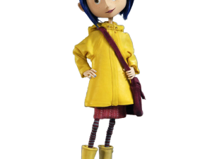 animated character, Coraline Jones, fantasy film, children's literature, Coraline PNG