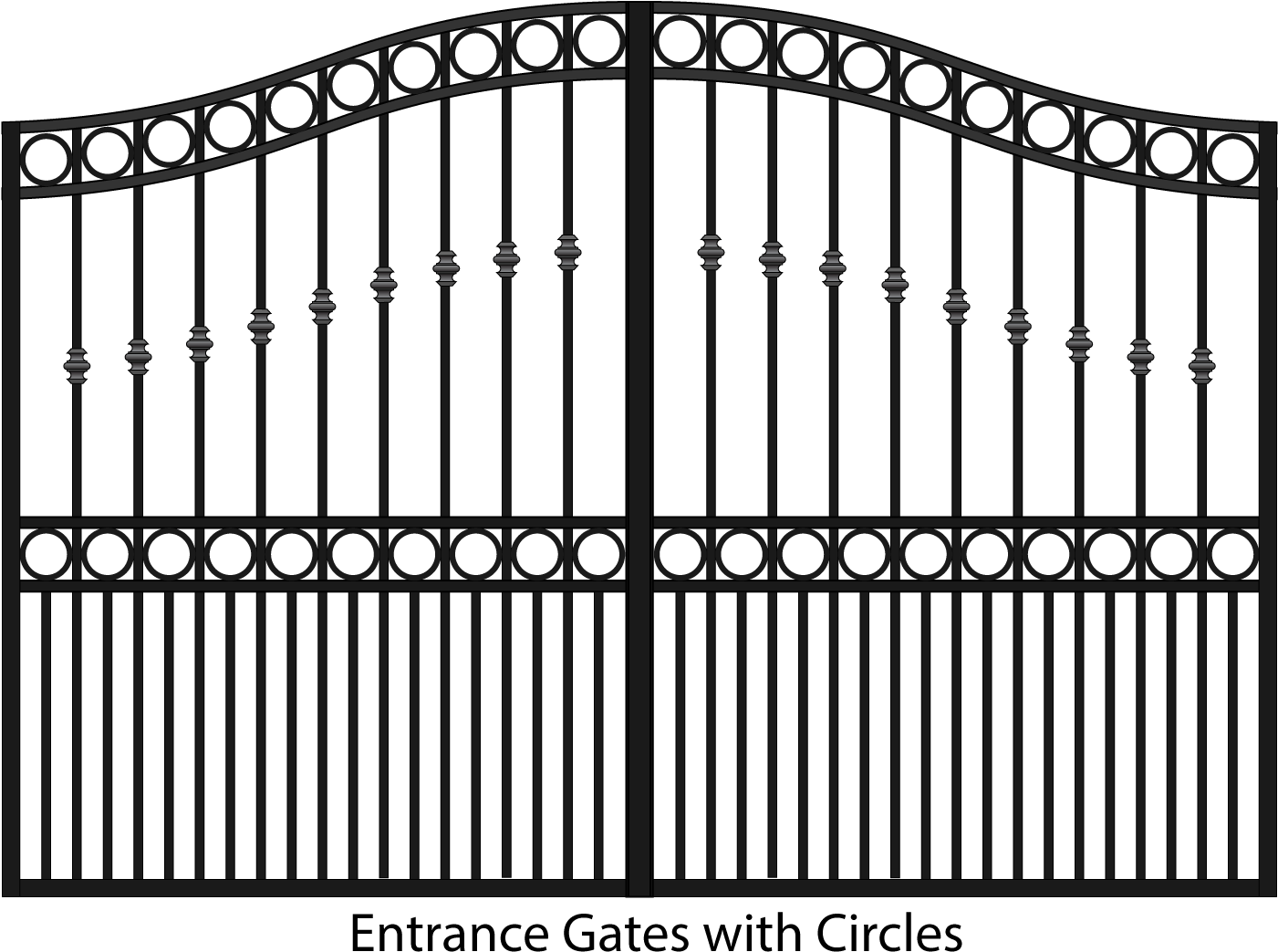 ornate gate design, decorative entrance gates, wrought iron gates, elegant driveway gates, Gate PNG