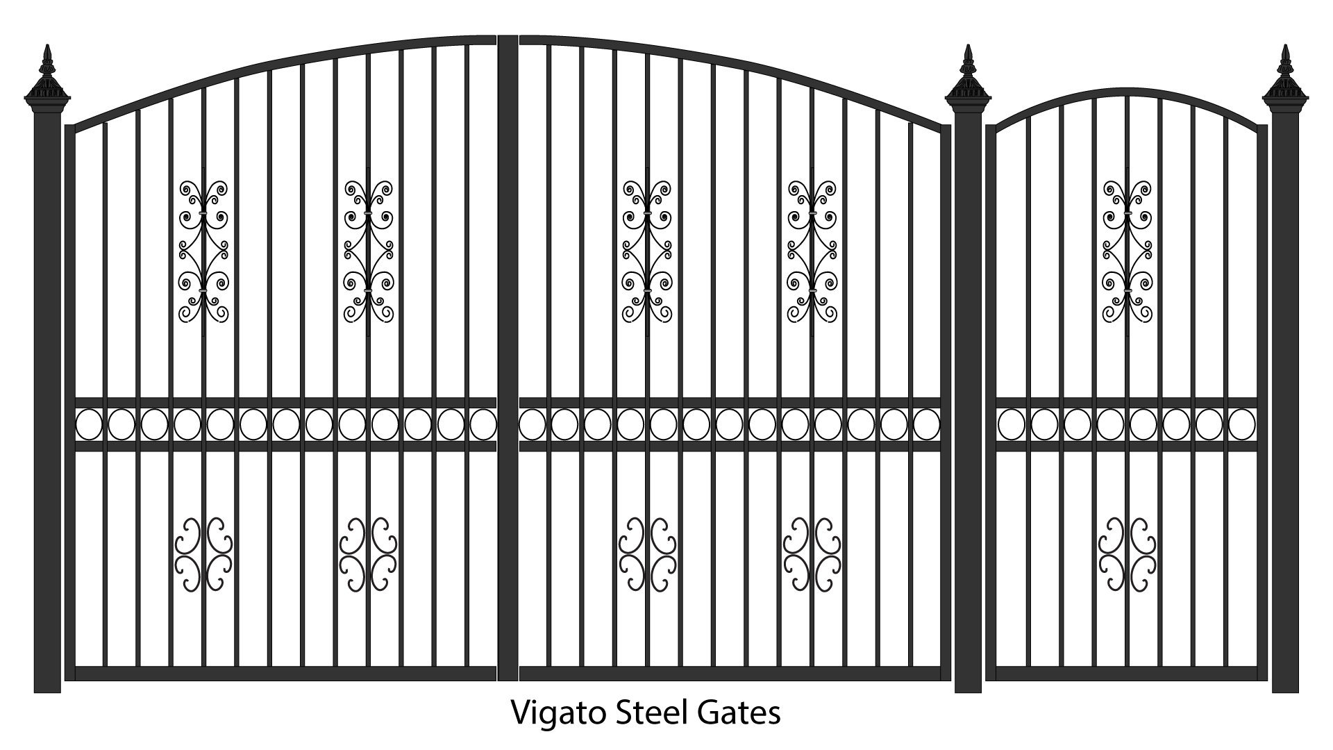 wrought iron gate, decorative entrance, security barrier, garden fence, Gate PNG