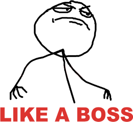 Like A Boss Meme PNG