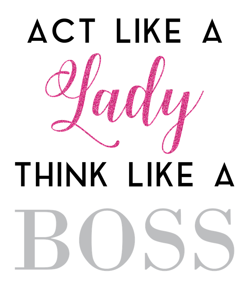 Like A Boss PNG Cutout