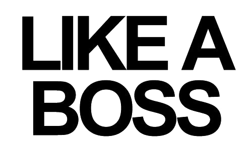 Like A Boss PNG Image