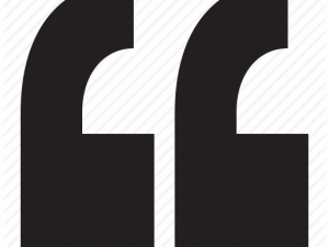 Quotes Mark Symbol PNG Cutout