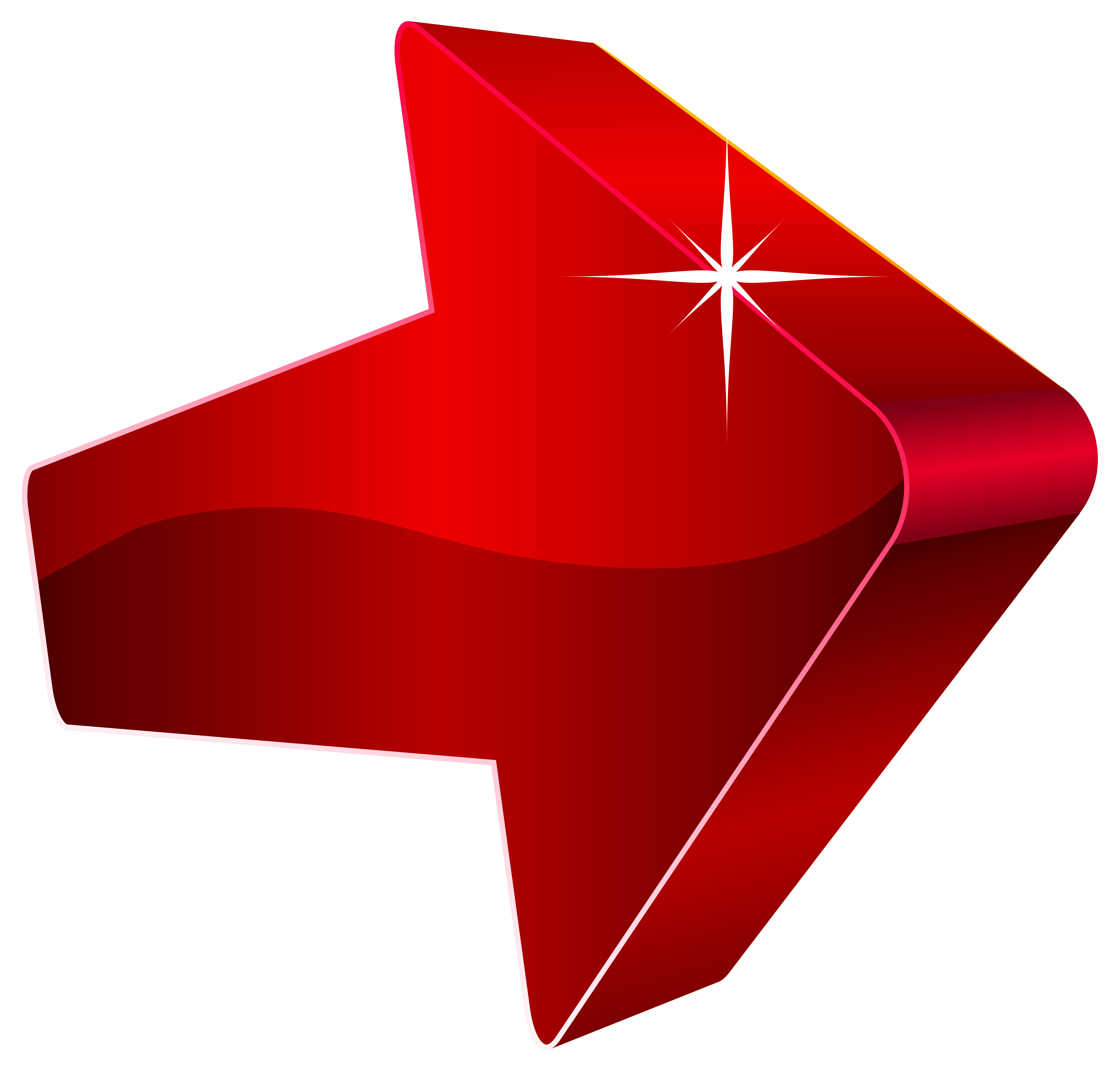 red arrow png, directional symbol, navigation icon, graphic design element