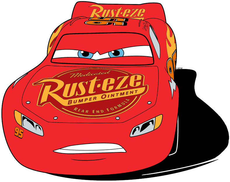 cartoon race car, animated vehicle, Lightning McQueen, Pixar character, Lightning Mcqueen PNG