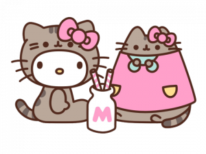 cute cat characters, adorable illustrations, kawaii art, character design, Sanrio PNG