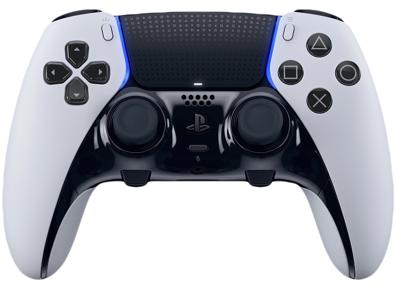 PlayStation controller, gaming joystick, dualsense controller, video game accessory, PS5 Controller PNG