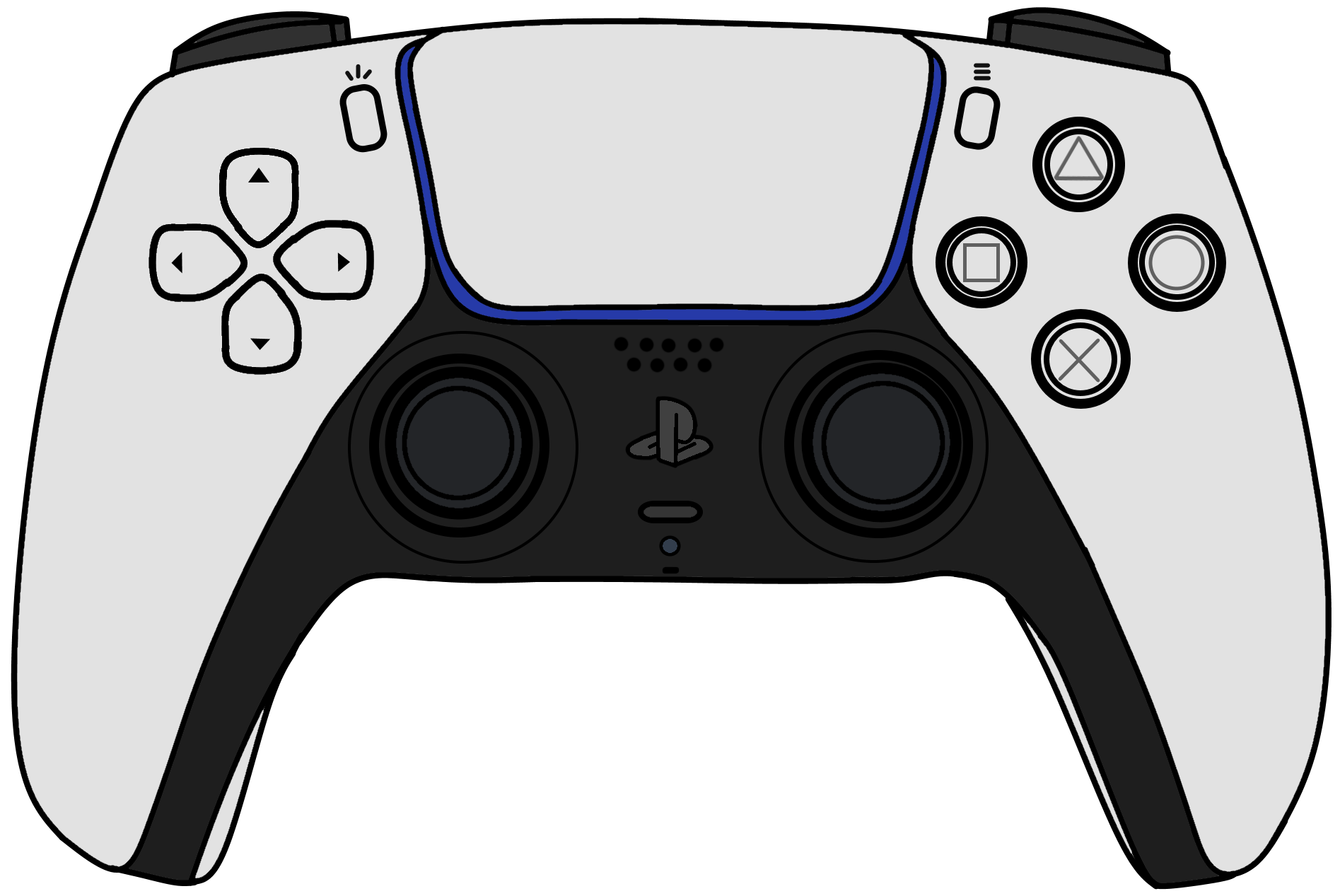 game controller, PlayStation 5, gaming accessory, dualsense controller, PS5 Controller PNG