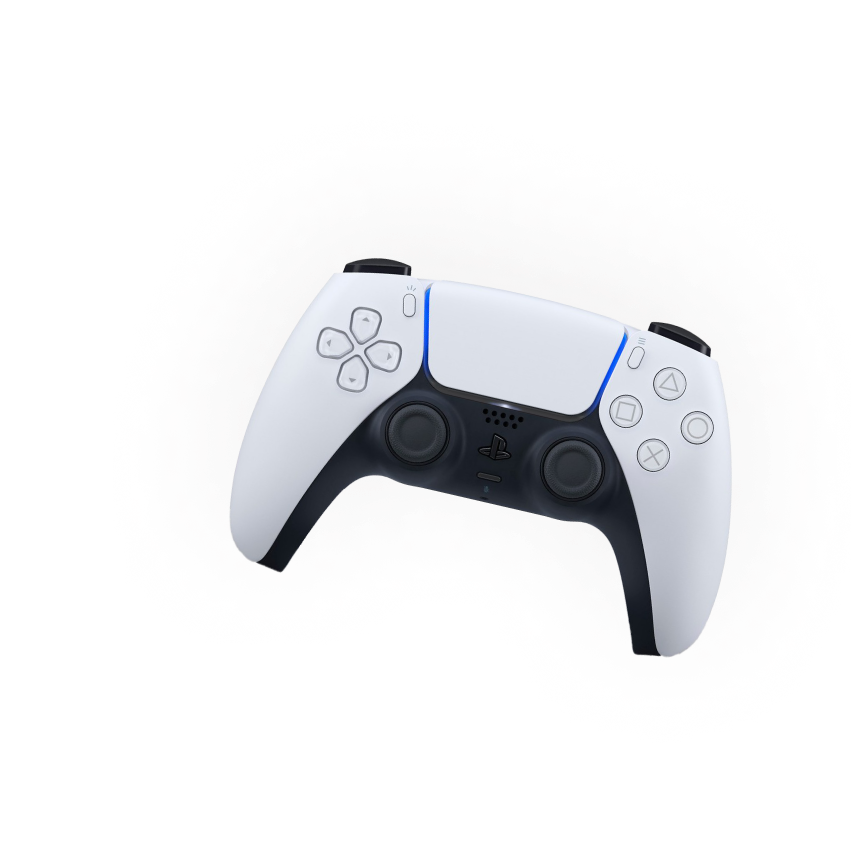 gaming controller, PS5 remote, dualsense pad, video game accessory, PS5 Controller PNG