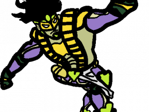 Star Platinum PNG Background