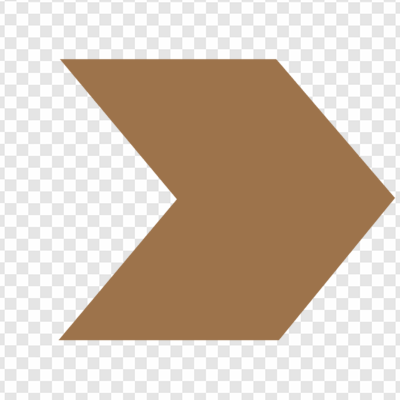 Functional Brown Direction Arrow Visual PNG