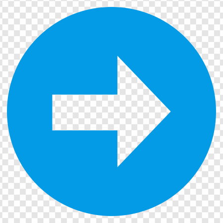 Sky Blue Arrow Creative Direction PNG