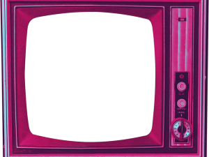 Pink Interactive Television Interface PNG