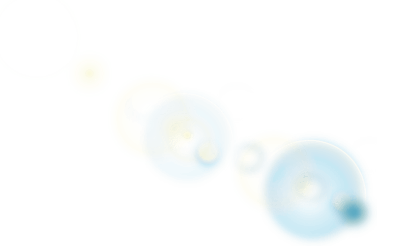 bubbles, blue spheres, abstract design, fluid shapes, Lens Flare PNG