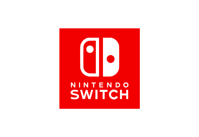 Nintendo Switch logo, gaming console brand, handheld gaming device, video game platform, Nintendo Switch PNG