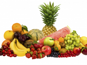 fresh fruits, tropical produce, healthy snacks, vibrant food assortment, Fruit PNG