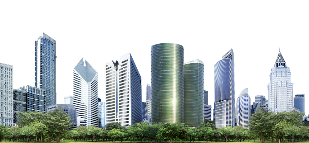 city skyline, modern architecture, urban landscape, skyscrapers, Building PNG