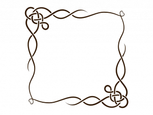 ornate border png, decorative frame, vintage design, elegant embellishment