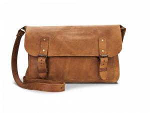 leather messenger bag, stylish shoulder bag, durable travel accessory, vintage leather satchel, Leather Bag PNG