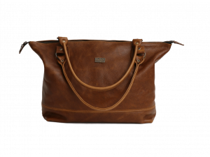 leather tote bag, stylish handbag, durable carryall, brown shoulder bag, Leather Bag PNG