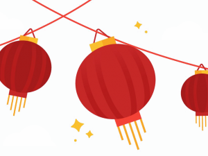 red lanterns, Chinese decorations, festive lighting, celebration ornaments, Chinese New Year PNG