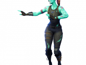 gaming character, animated figure, Fortnite avatar, virtual dancer, Fortnite PNG