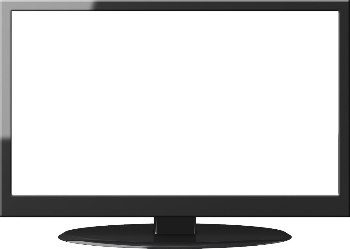 flat-screen TV, modern television, LED display, home entertainment system, Computer Monitor PNG