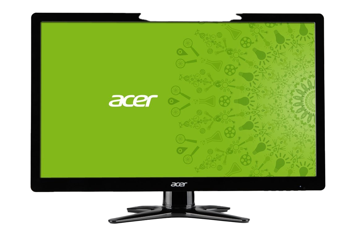 Acer monitor, green display, computer screen, LED technology, Computer Monitor PNG