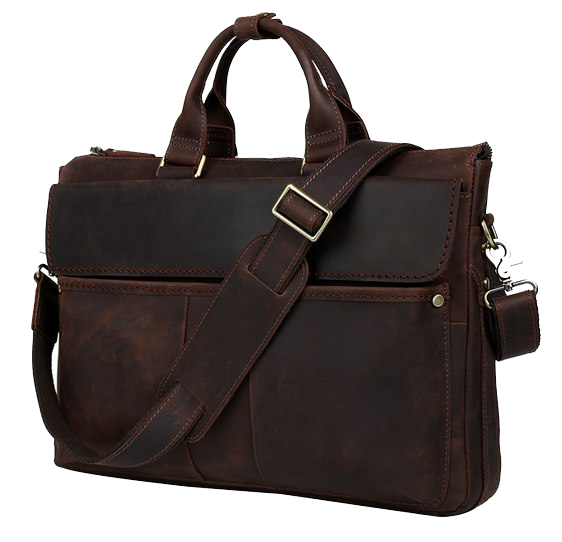 leather messenger bag, professional laptop case, stylish briefcase, durable travel bag, Leather Bag PNG