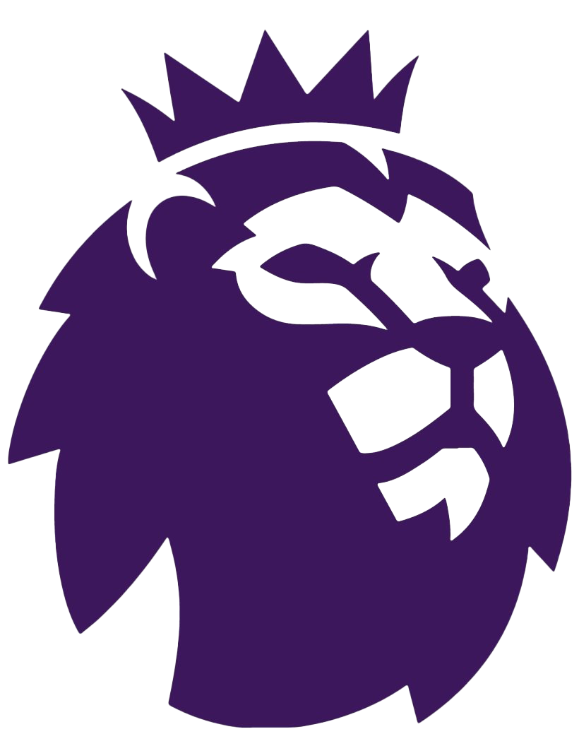 Premier League logo, football league emblem, lion symbol, sports branding, Premier League PNG