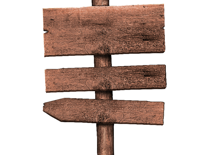 wooden signpost, directional signage, rustic wayfinding, blank signboard, Wooden Sign PNG