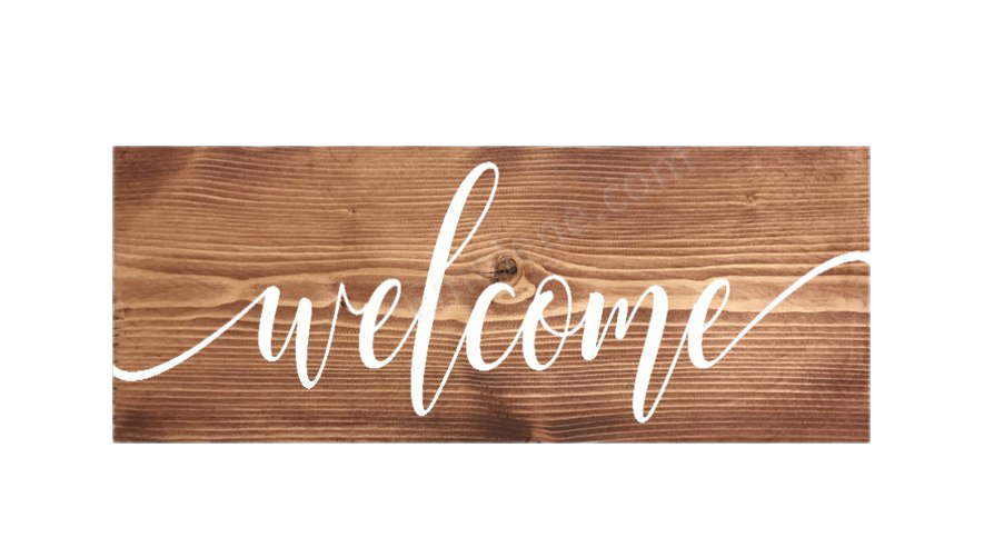 welcome sign, rustic decor, wooden wall art, home greeting, Wooden Sign PNG