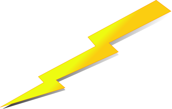 Yellow Thunder PNG Picture