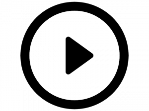 Black Play Button PNG Image