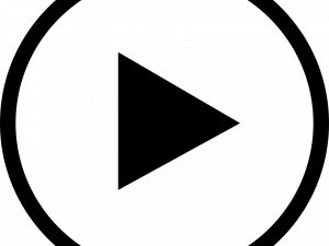 Black Play Button PNG Picture