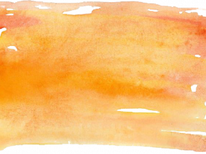 watercolor background, orange paint stroke, artistic texture, abstract design, Brush Stroke PNG