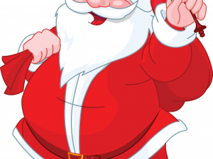 santa claus, christmas character, festive illustration png, holiday spirit