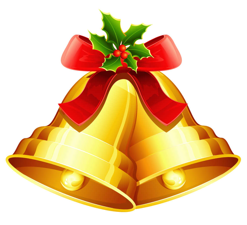 Golden Weihnachtsglocke PNG Clipart - PNG All