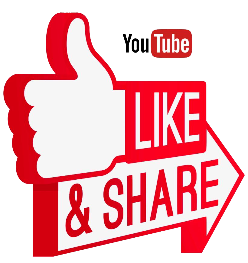 YouTube engagement, social media interaction, thumbs up symbol, content sharing encouragement, Like Share Subscribe Button PNG