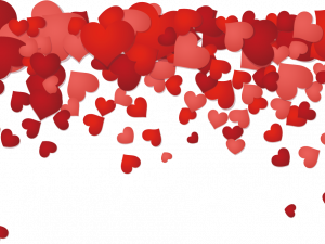 red hearts, love symbols, romantic decorations, festive graphics, Rose Petals PNG