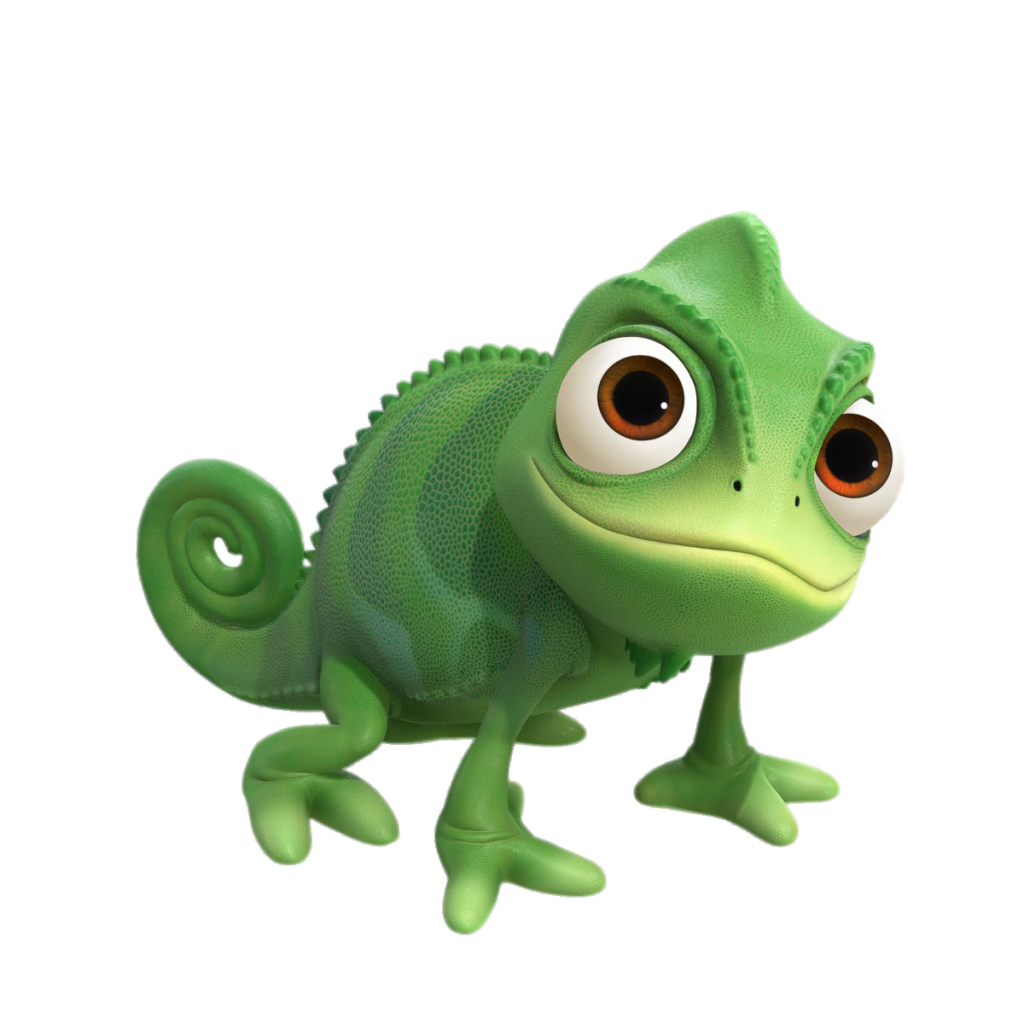 Tangled Chameleon PNG